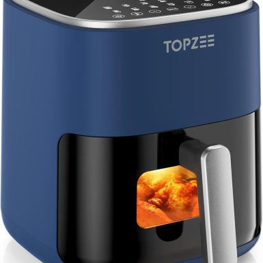 Air Fryer 12-in-1, Compact & Large 5.5-Qt Airfryer, 100-400℉ Precise Heat, 360°Hot Air Circulation, 95% Less Oil, Quick Easy Meals, Bake, Dry, Reheat, Frozen, Broil, Proof